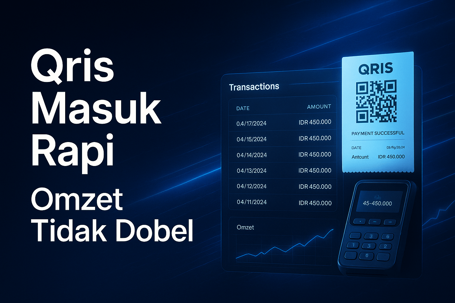 Cara Catat Transaksi QRIS biar Omzet Tidak Dobel dan Kas Gampang Direkonsiliasi